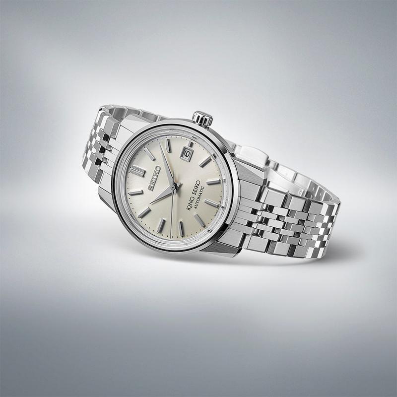 King Seiko Sunray Silver KSK 6L Automatic Stainless Steel Watch