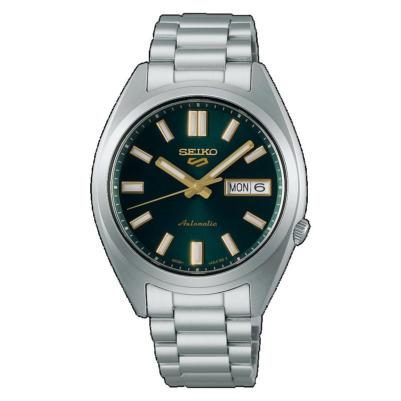 Seiko 5 Sports SNXS Vintage Gold Collection – in ‘Green Tie’ Automatic Watch