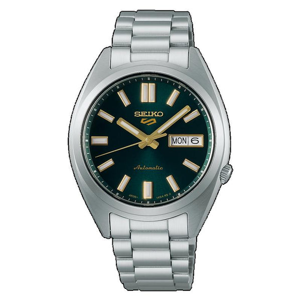 Seiko 5 Sports SNXS Vintage Gold Collection – in ‘Green Tie’ Automatic Watch