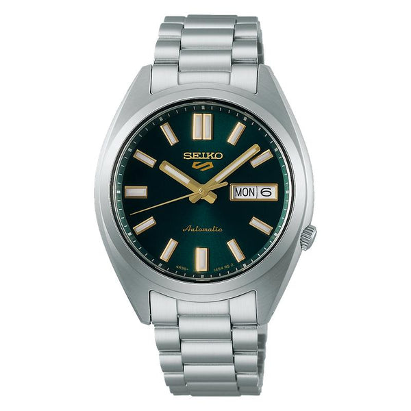 Seiko 5 Sports SNXS Vintage Gold Collection – in ‘Green Tie’ Automatic Watch