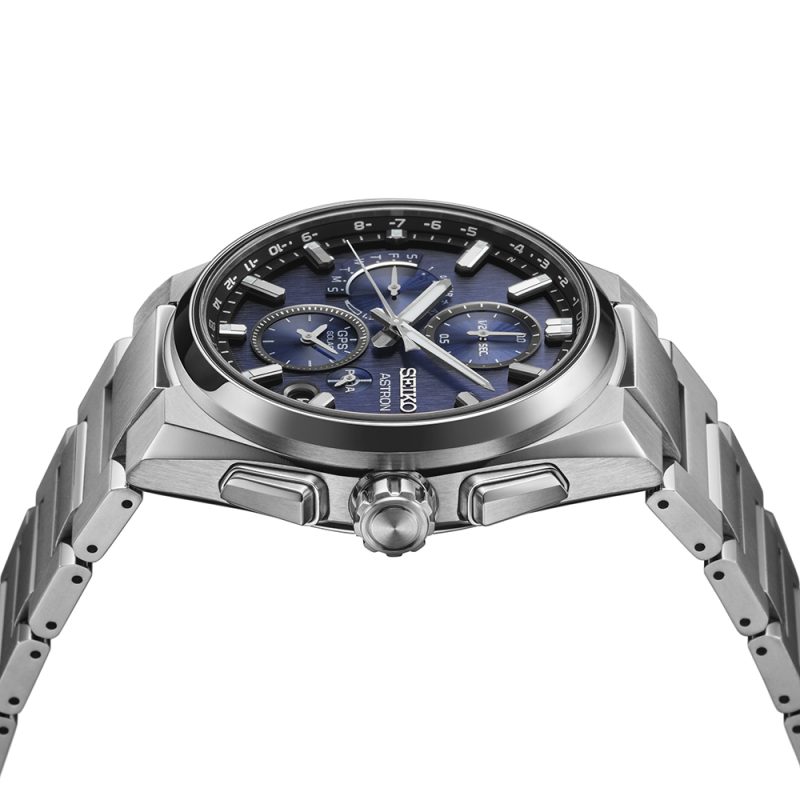 Seiko Astron GPS Solar 5X Dual-Time Chronograph in Infinite Blue Watch