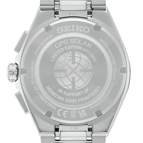 Seiko Astron GPS Solar Chronograph Watch, Limited Edition, MSF Collaboration, Men's