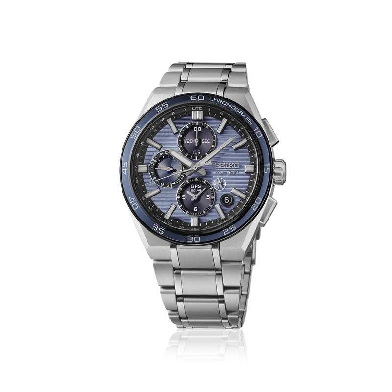 Seiko Astron GPS Solar Dual-Time Chronograph SSH175J1 Men's Titanium Watch