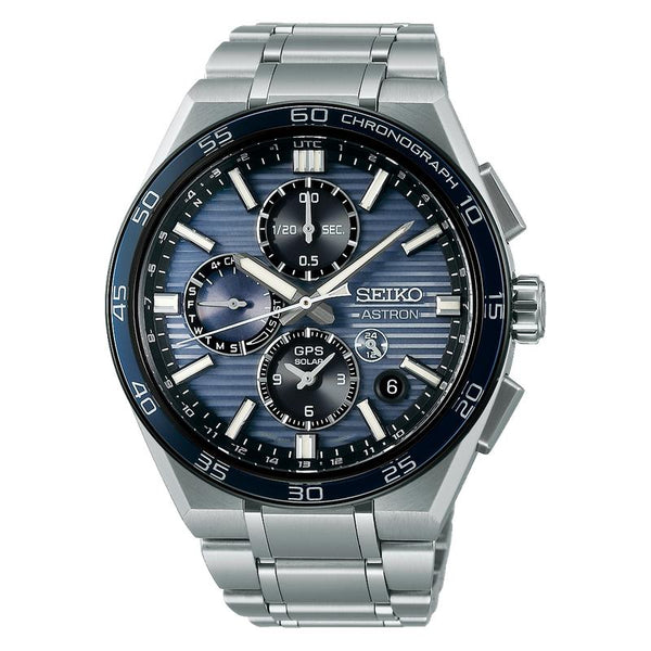 Seiko Astron GPS Solar Dual-Time Chronograph Watch - SSH175J1