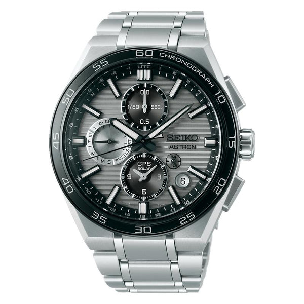 Seiko Astron GPS Solar Dual Time Chronograph Watch - SSH177J1