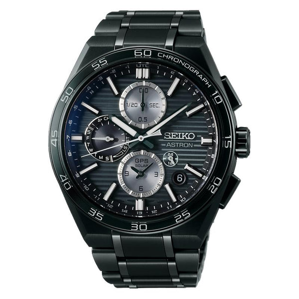 Seiko Astron GPS Solar Dual Time Chronograph Watch - SSH179J1
