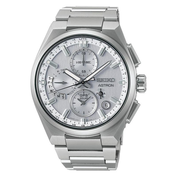 Seiko Astron GPS Solar Dual-Time Chronograph Watch