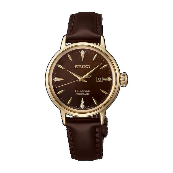 Seiko Presage Jamaican Coffee Diamond-Set Cocktail Time