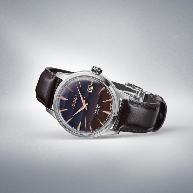 Seiko Presage Purple Sunset Cocktail Time Limited Edition - SRPK75J1