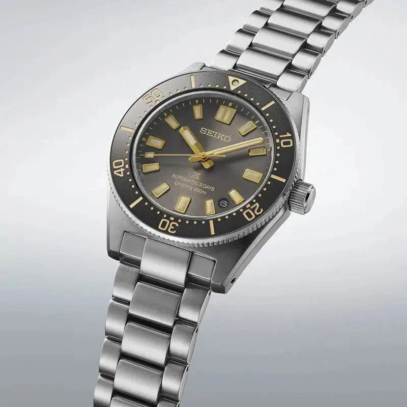 Seiko Prospex 1965 Heritage Divers 3-day 300m in Tide Grey 100th Anniversary of Seiko Special Edition