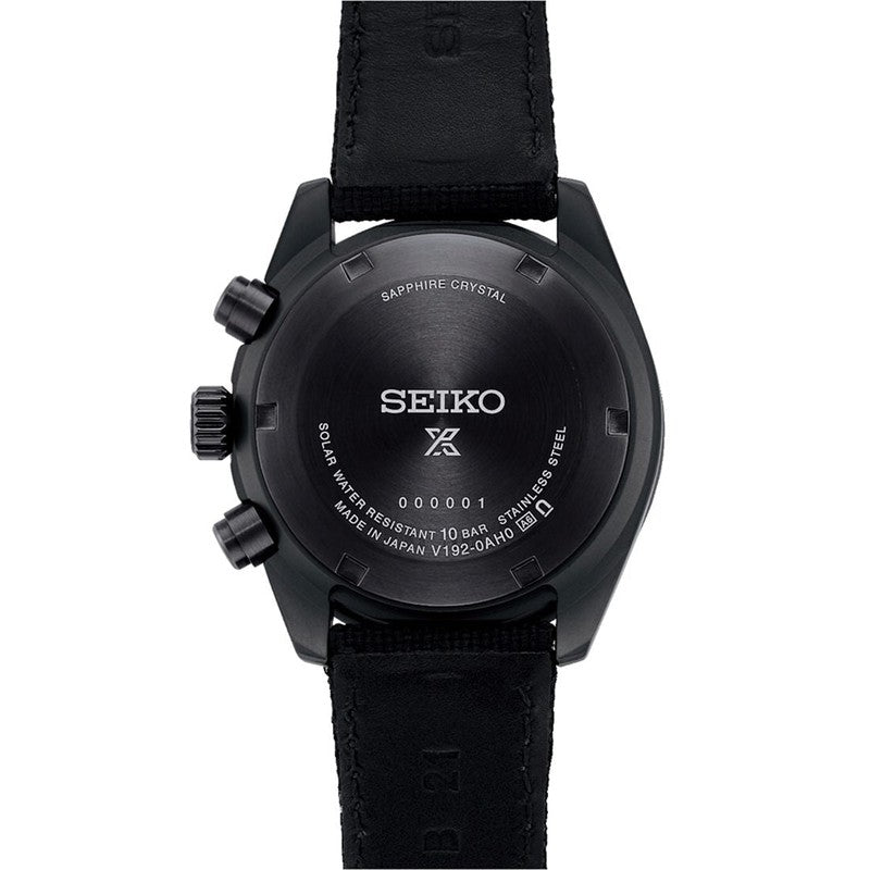 Seiko Prospex Black Series Night Vision Solar Speedtimer Chronograph - SSC923P1
