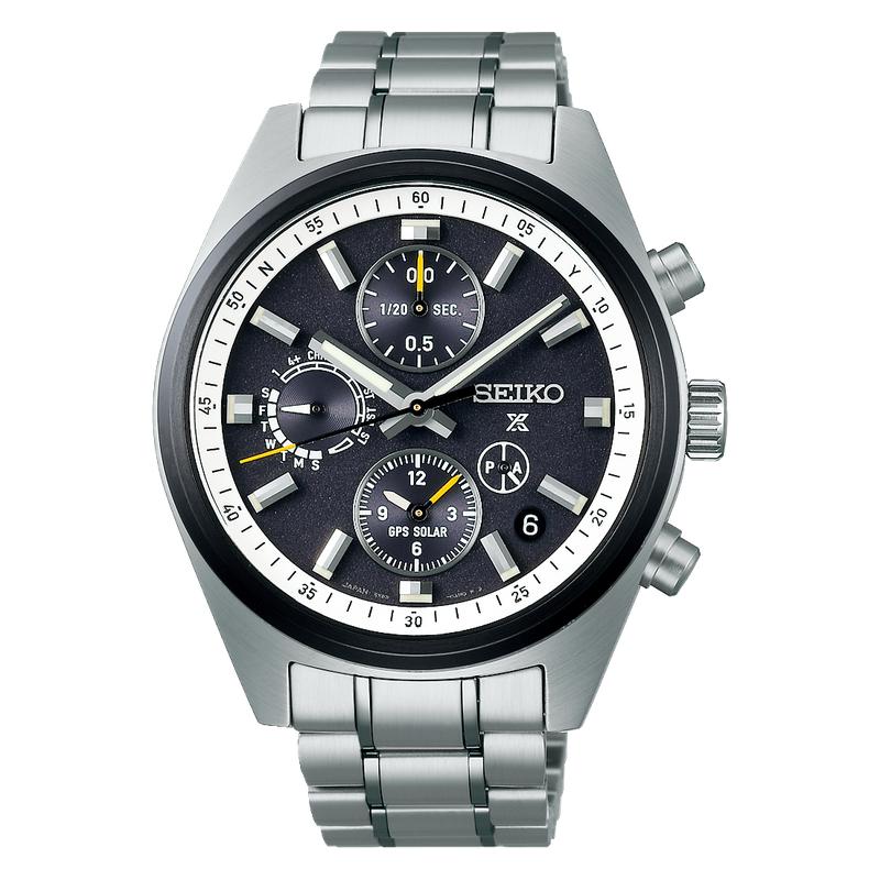 Seiko Prospex GPS Solar Chronograph Speedtimer Black Dial - SSH167J1