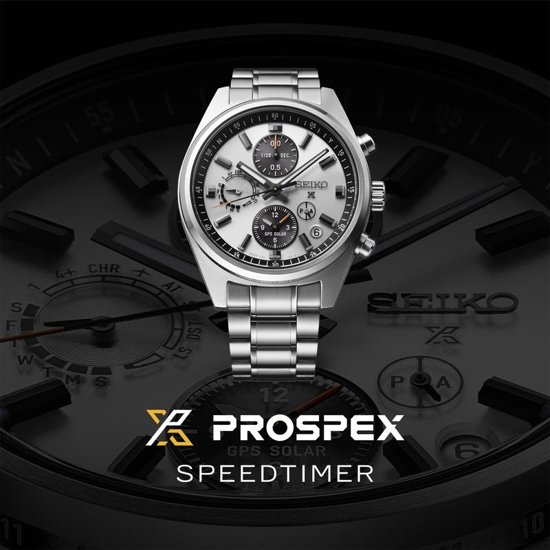 Seiko Prospex GPS Solar Chronograph Speedtimer Silver Dial - SSH165J1