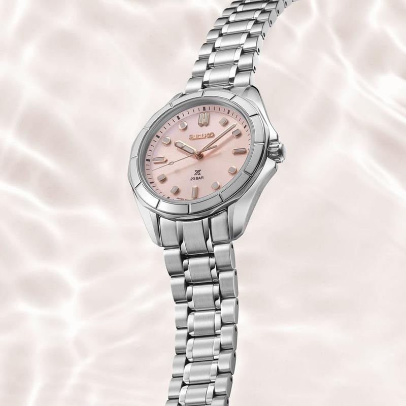Seiko Prospex Ladies Marine Sports in Shell Pink Watch