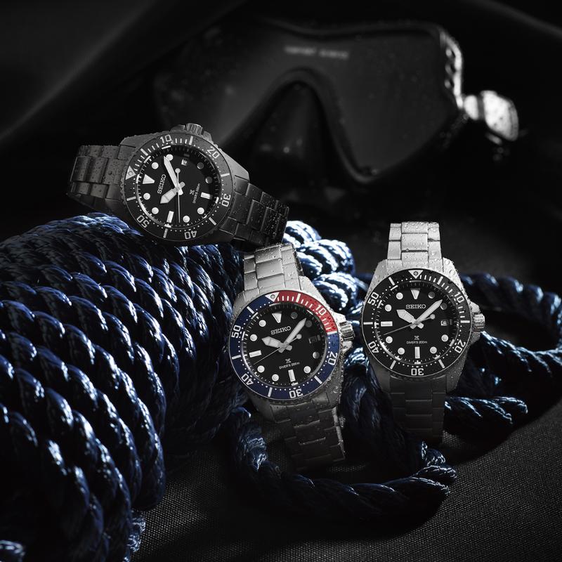 Seiko Prospex Solar Diver's Watch - SNE595P1