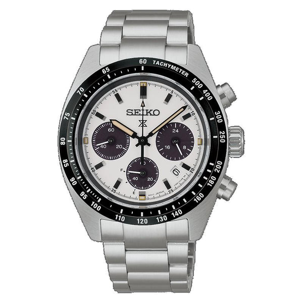 Seiko Prospex Speedtimer Monochrome Solar Chronograph Watch