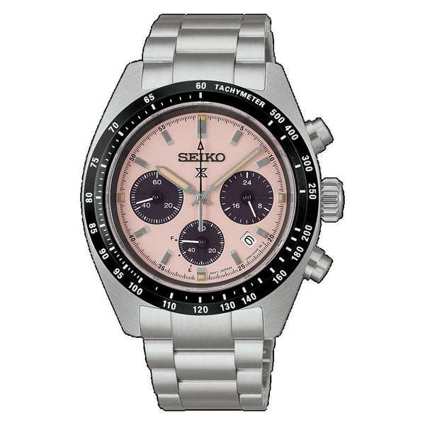 Seiko Prospex Speedtimer Pale Pink Chronograph Watch