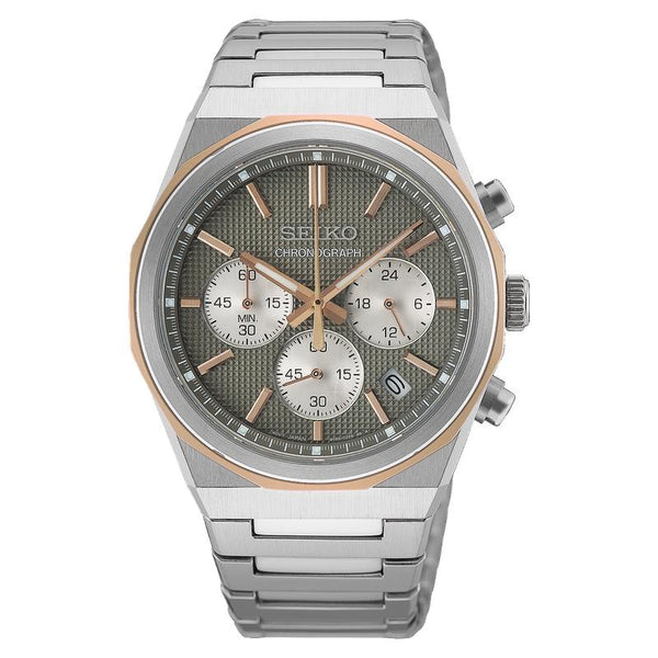 Seiko HGK002P1 Men's Quartz Chronograph 40mm Stainless Steel Watch