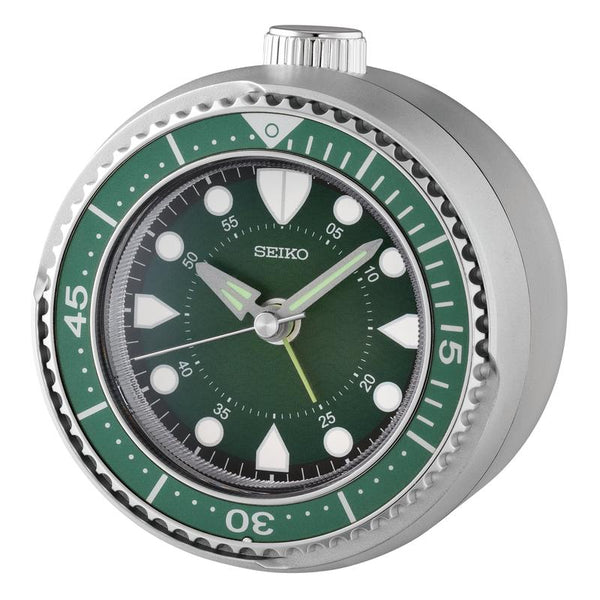 Seiko Silver Desk Clock - QHE207AN